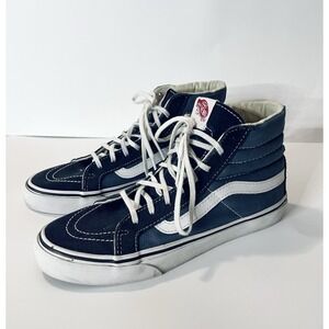 Vans Unisex SK8 Hi‎ Blue Casual Shoes Sneakers Men's Size 8